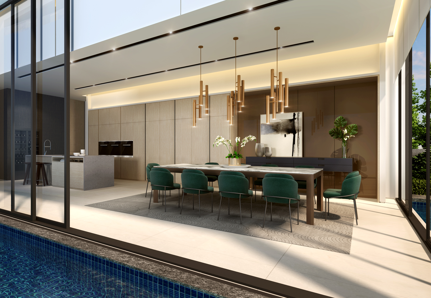 02b_Dining (roller blinds)